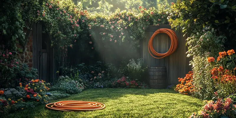 Jak nawinąć wąż ogrodowy na wózek?