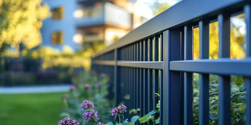 Metallzaun aus Polen